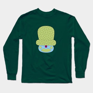 Green Big Hat Granny Long Sleeve T-Shirt